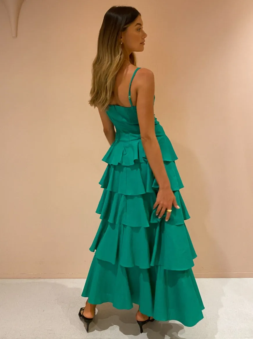 Issy Hope Floats Dress in Jade