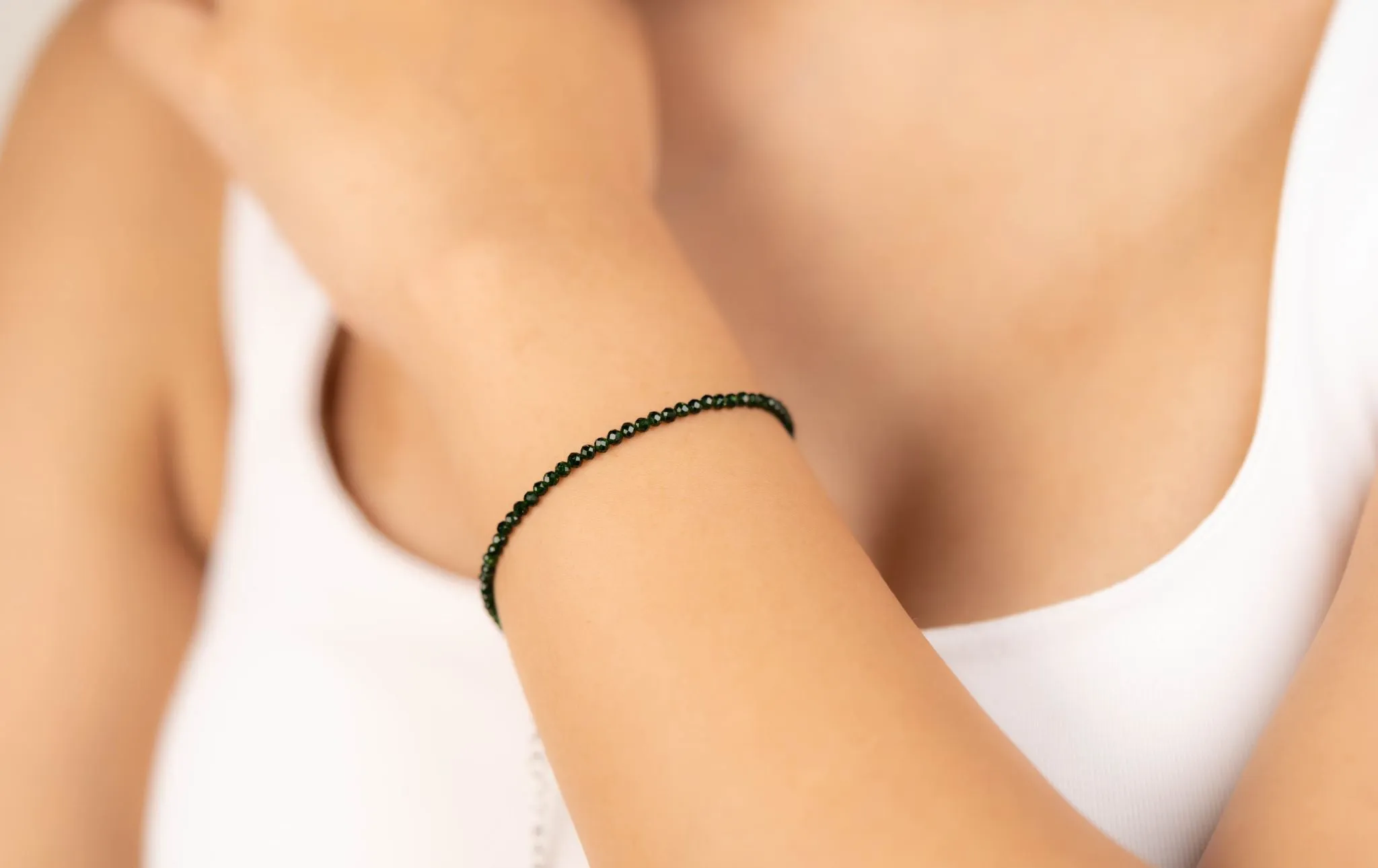 Jade Faceted Bracelet