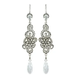 La Vie en Rose chandelier earrings
