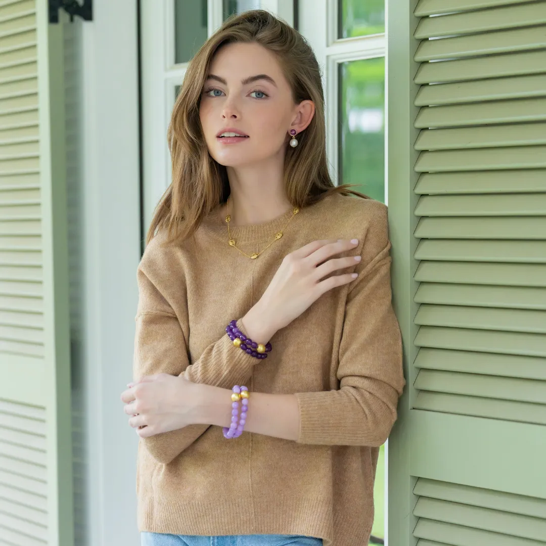 Lauren Lavender Bracelet