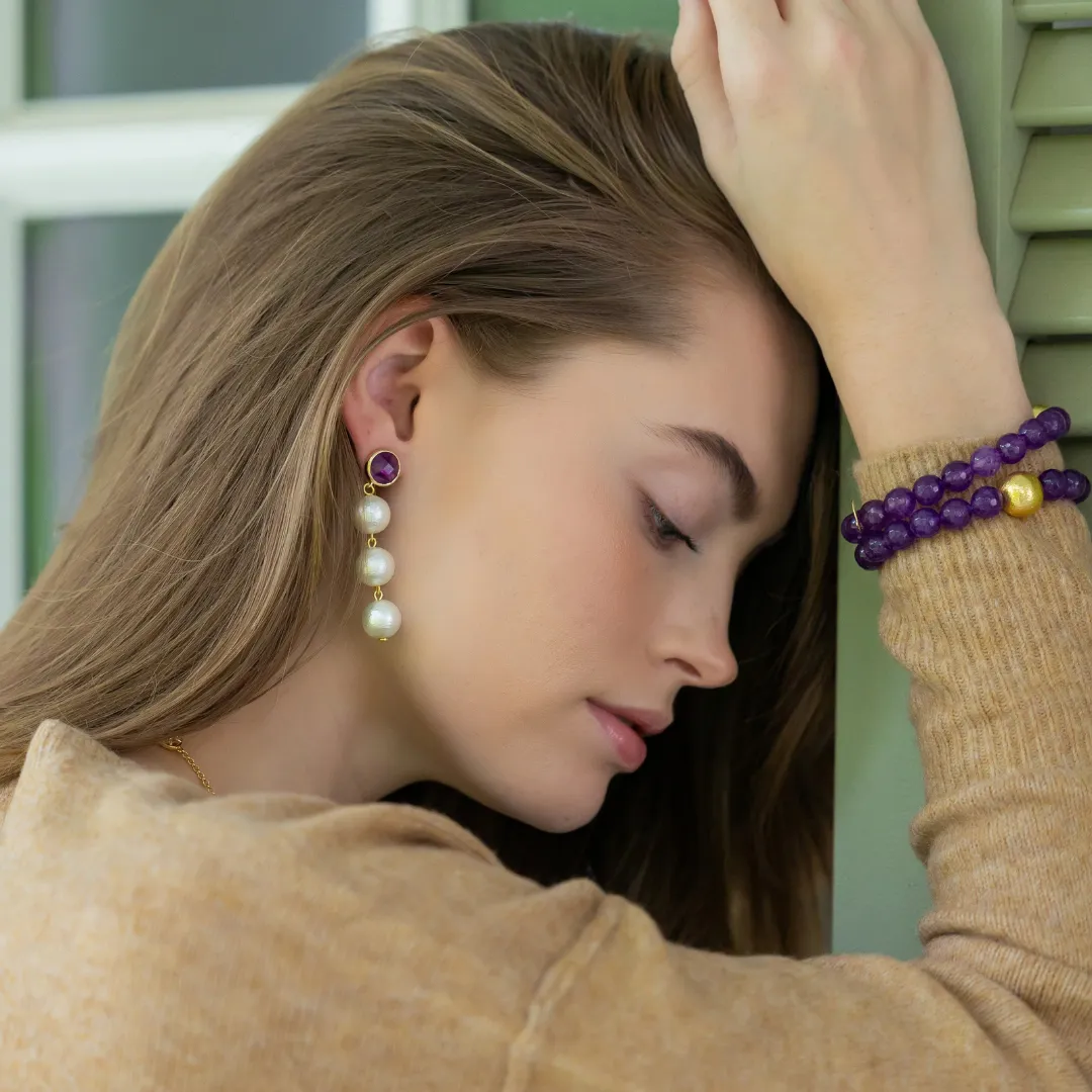 Lauren Purple Bracelet