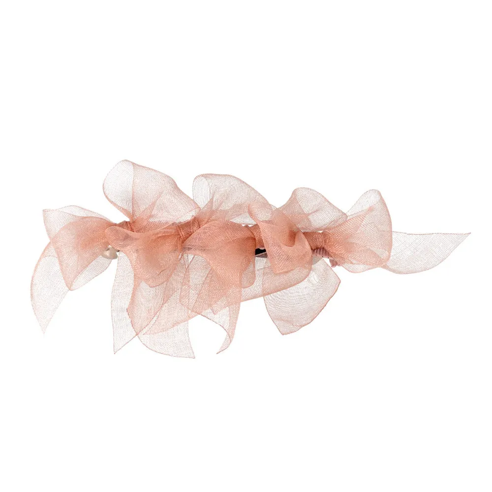 Layered Bow Hair Barrette