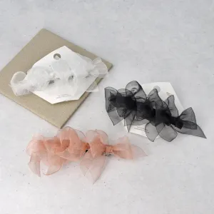 Layered Bow Hair Barrette