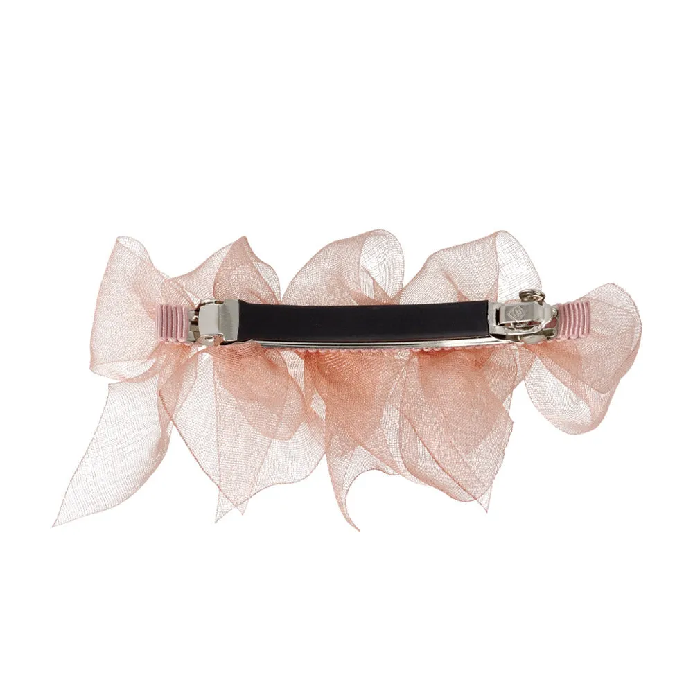 Layered Bow Hair Barrette