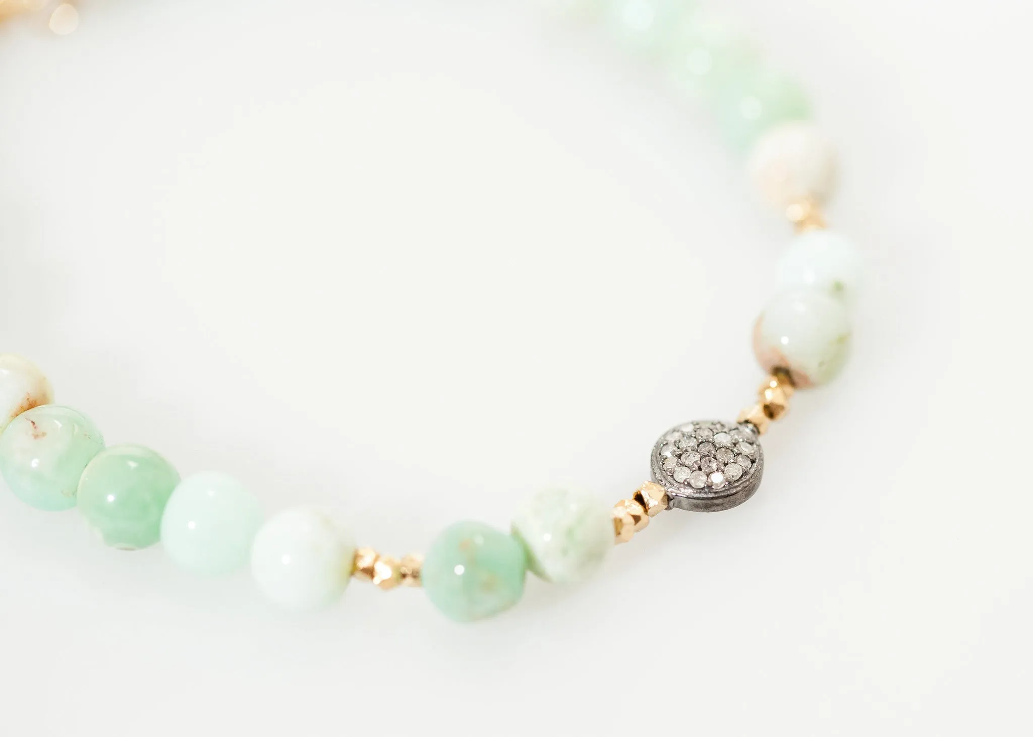 Leopold Bracelet in Green Chrysoprase -UEB