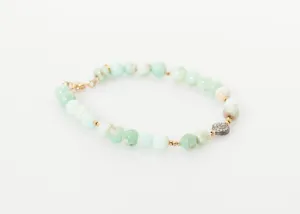 Leopold Bracelet in Green Chrysoprase -UEB