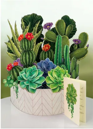 Life Sized Pop-Up Flower Bouquet: Cactus Garden