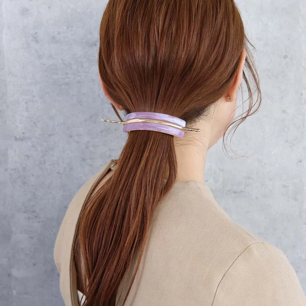 Majeste Look Marble Hair Barrette
