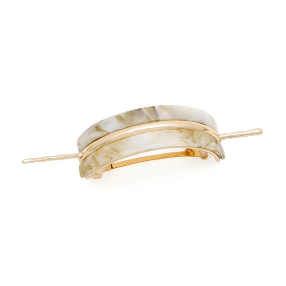 Majeste Look Marble Hair Barrette