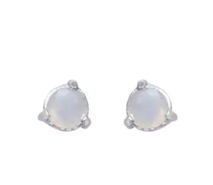 Moonstone Comino Stud Earrings