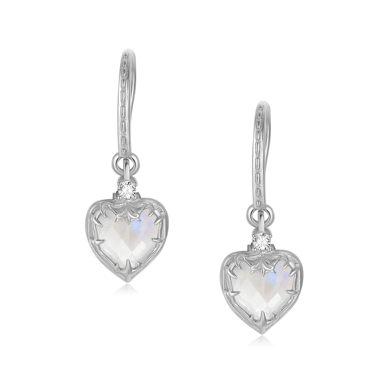 Moonstone Silver Earrings - Miracle