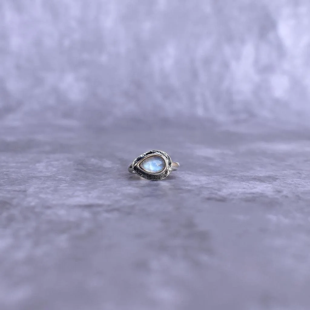 Pear Dreams - Moonstone Ring