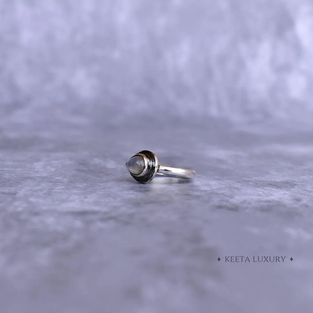 Pear Dreams - Moonstone Ring