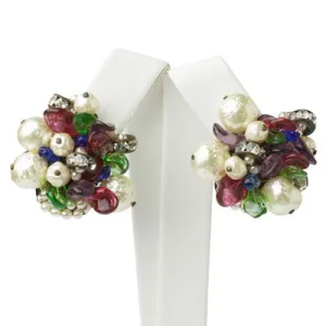 Pearl, Gemstone Bead & Rondelle Earrings