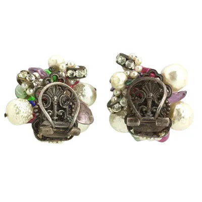 Pearl, Gemstone Bead & Rondelle Earrings