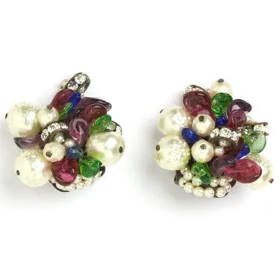 Pearl, Gemstone Bead & Rondelle Earrings