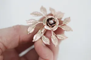 Preorder* Small Leaf Circle Barrette