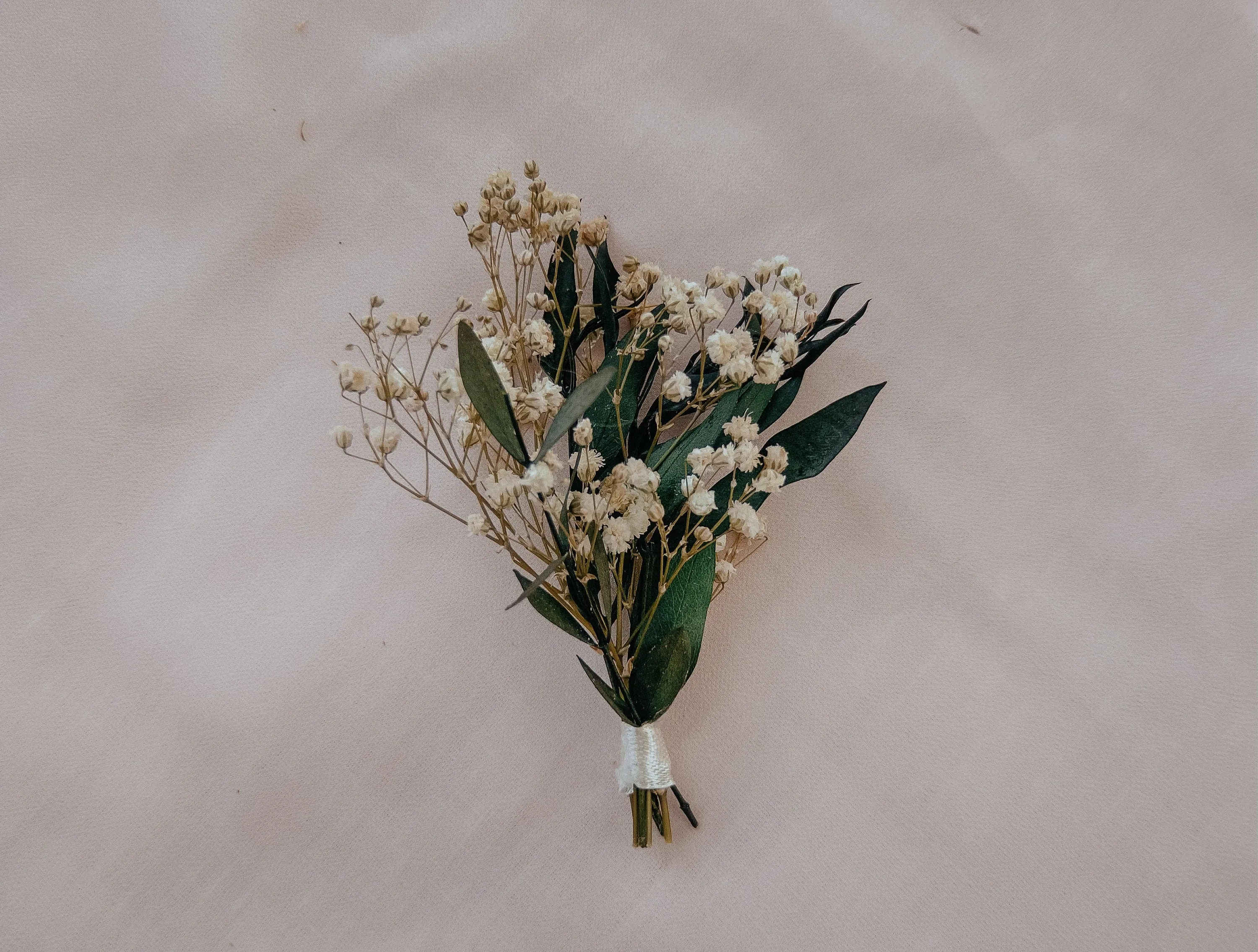 Real Dried Eucalyptus Baby's Breath Crown / Gypsophila Crown / Real Dried Flowers Crown / Dried Wedding Crown
