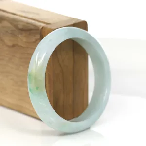 RealJade® Co. Classic Green Jadeite Jade Bangle Bracelet ( 55 mm ) #800