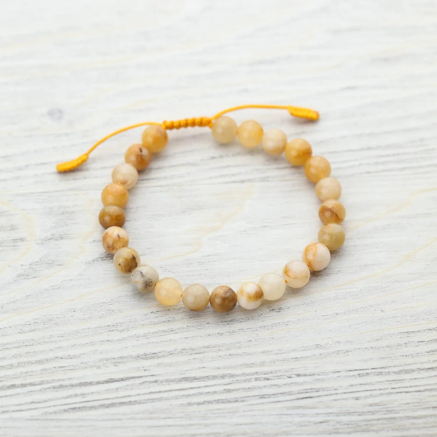Self-Confidence Yellow Jade Mala & Bracelet Set
