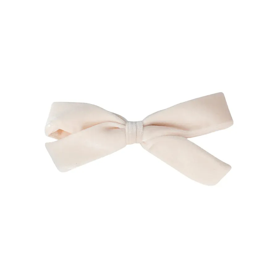 SHORT VELVET BOW