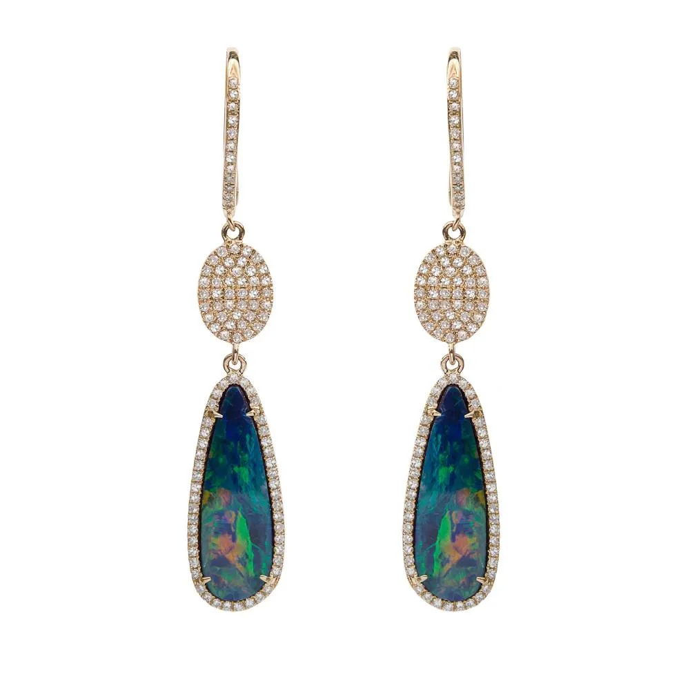 SPIRITUAL DIAMOND EARRING, GOLD