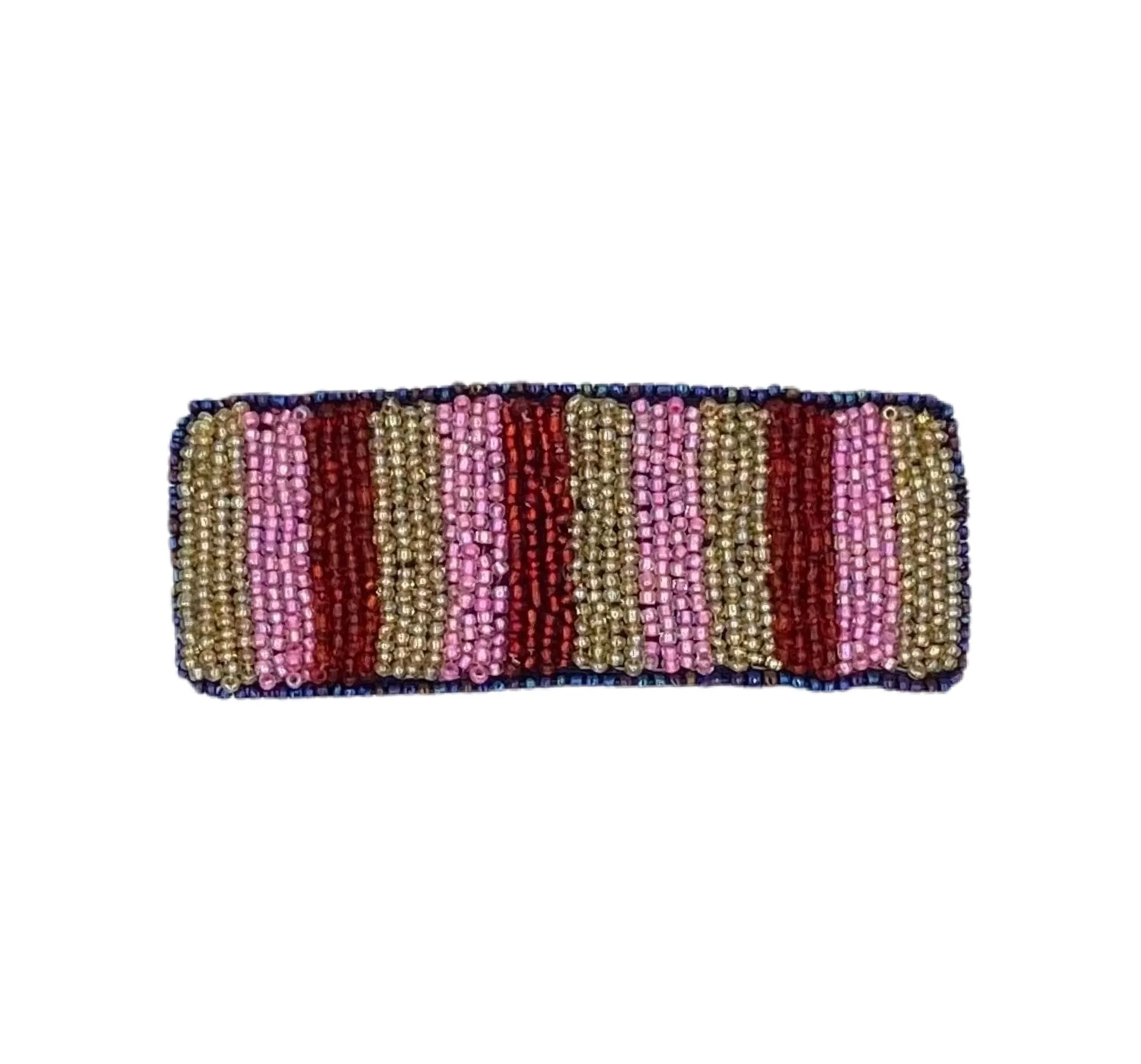 Strié Hand-Beaded Barrette from Haiti