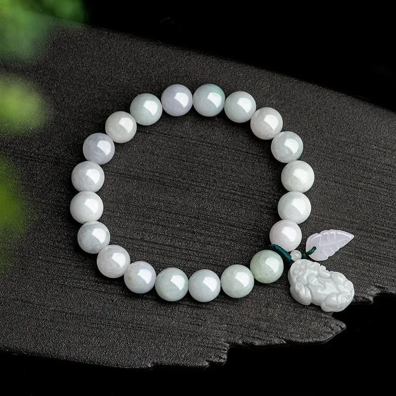 THE VAULT | Genuine Natural Myanmar Hand Carved Jadeite Bracelet