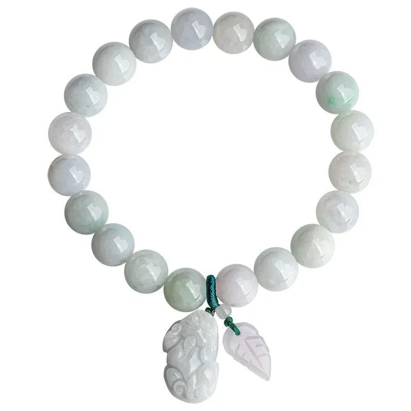THE VAULT | Genuine Natural Myanmar Hand Carved Jadeite Bracelet