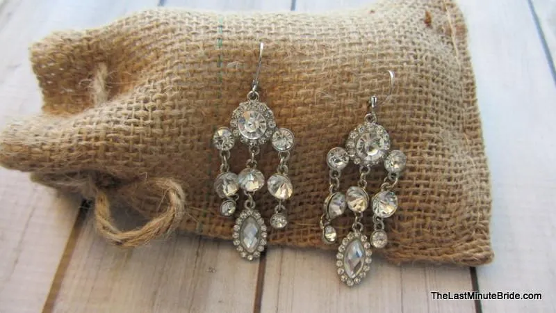 Triple Strand Chandelier Earrings