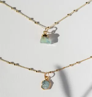 TS March Aquamarine Necklace