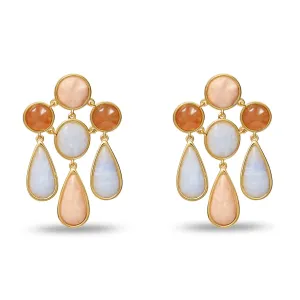 TWILIGHT REFLECTION CHANDELIER EARRINGS