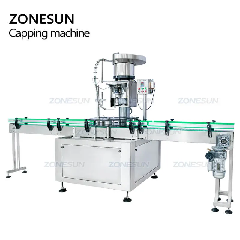 ZS-XG440E Automatic Beer Bottle Crown Auluminium Caps Crimping Pressing Capping Machine For Soda Water Drinks